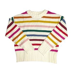 Gap Women's Lightweight Tight Knit Relaxed Fit Crewneck Sweater - Multi